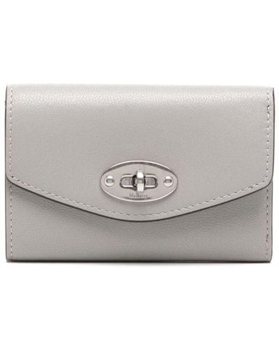 Mulberry Darley Folding Leather Wallet - White