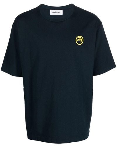 Ambush T-shirt en coton à imprimé Records - Bleu