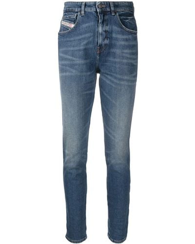 DIESEL Straight Jeans - Blauw