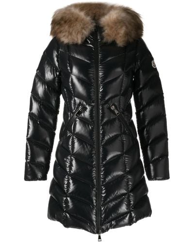Moncler Fulmarus Hooded Quilted Coat - Black