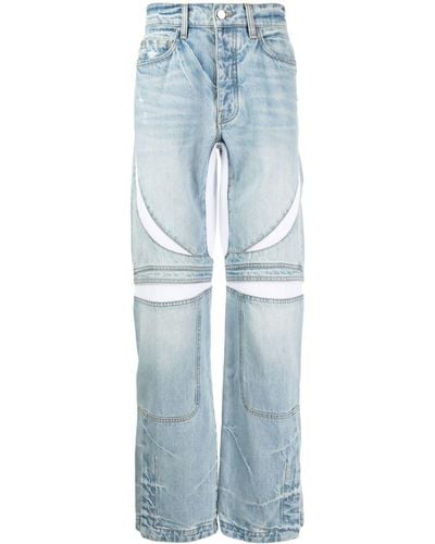 Amiri MX-3 Jeans mit geradem Bein - Blau
