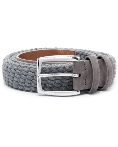 Moorer Abner Contrast Belt - Grey