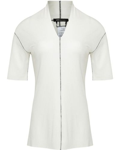 UMA | Raquel Davidowicz Citrato V-neck T-shirt - White