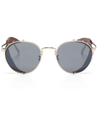 Oliver Peoples Cesarino-l Round-frame Sunglasses - Grey