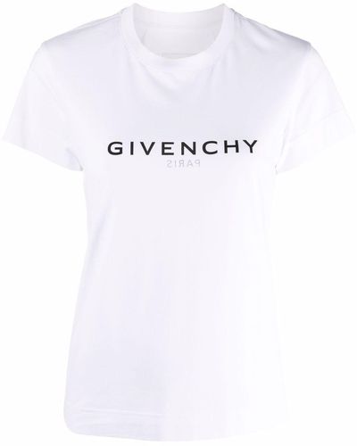 Givenchy T-shirt à logo imprimé - Blanc