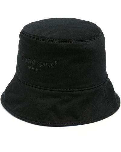 Off-White c/o Virgil Abloh No Offence Reversible Bucket Hat - Black