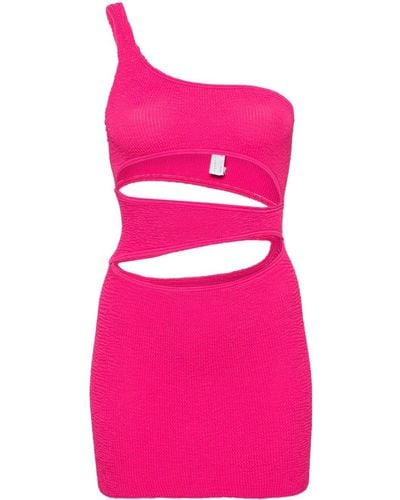Bondeye Rico Asymmetric Minidress - Pink
