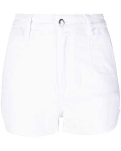IRO Shorts entallados con talle alto - Blanco