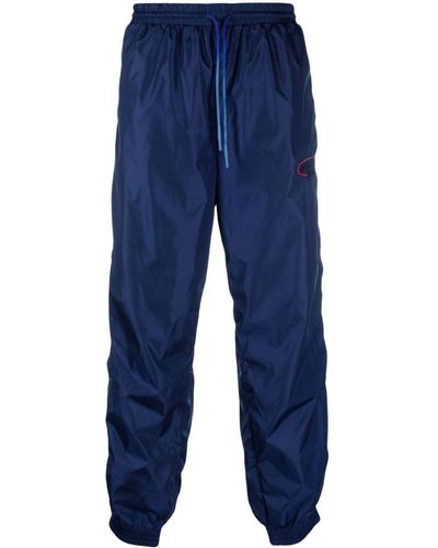 Missoni Pantalones de chándal con parche del logo - Azul