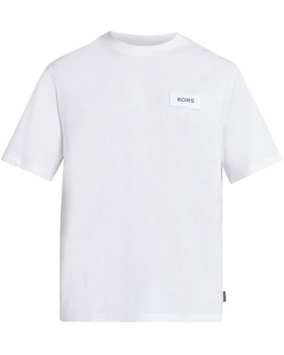 Michael Kors T-shirt en coton à imprimé graphique - Blanc