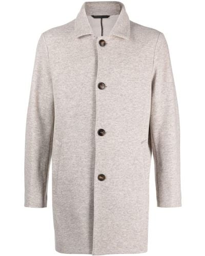 Manzoni 24 Single-breasted Virgin Wool-blend Coat - Natural