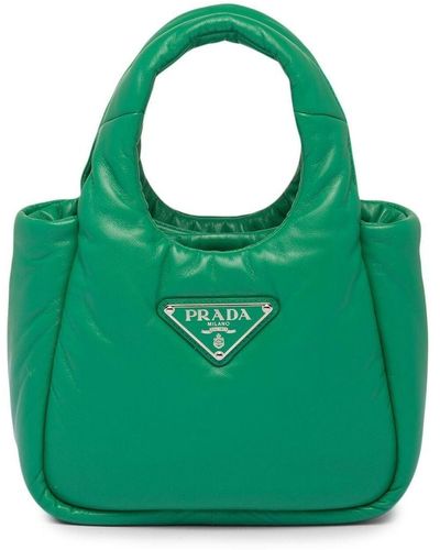 Prada Small Soft Padded Bag - Green