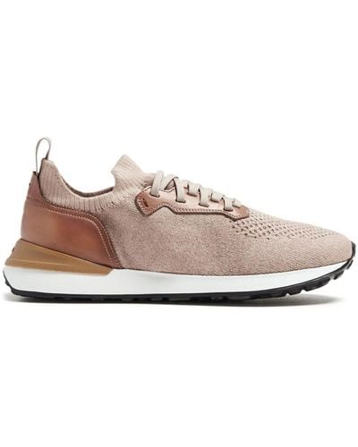 Magnanni Grafton Panelled Trainers - Pink