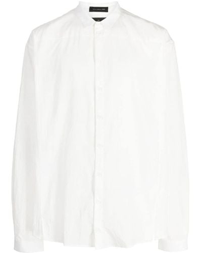 Nicolas Andreas Taralis Chemise en coton à coupe oversize - Blanc