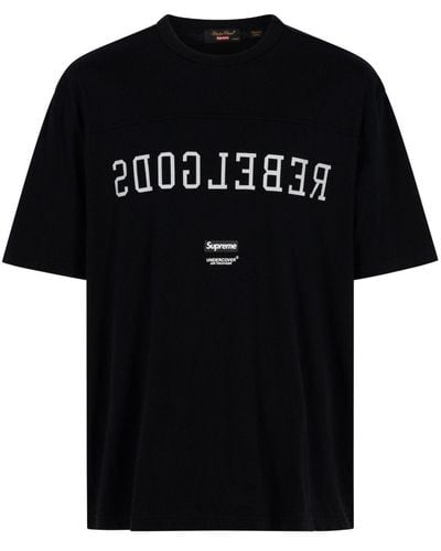 Supreme X UNDERCOVER Football T-Shirt - Schwarz