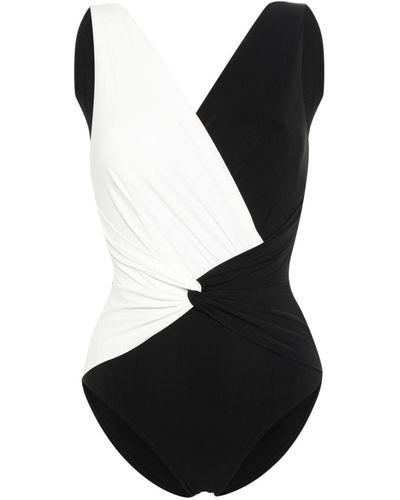 La Petite Robe Di Chiara Boni Two-tone Swimsuit - Black