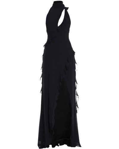 De La Vali Parfait シフォン ドレス - ブラック