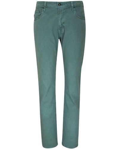 AG Jeans Tellis Stretch-cotton Slim-fit Jeans - Green