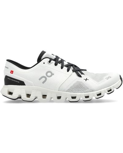 On Shoes Cloud X 3 Mesh Trainers - White