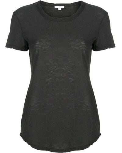 James Perse Shortsleeved T-shirt - Noir