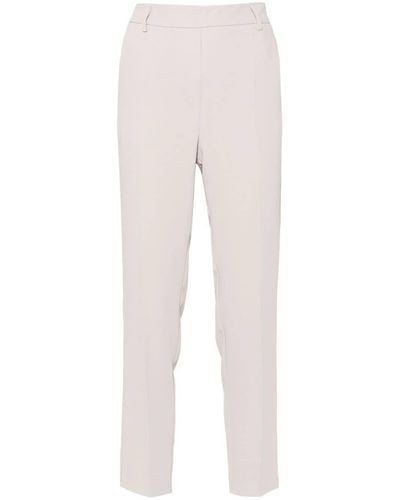 Blanca Vita Pelargo Slim-cut Tailored Trousers - ナチュラル