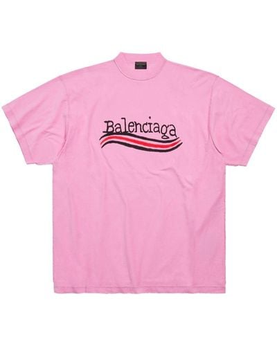 Balenciaga Inside Out T-Shirt - Pink
