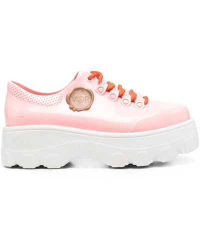 Viktor & Rolf Kick Off Lace-up Sneakers - Pink