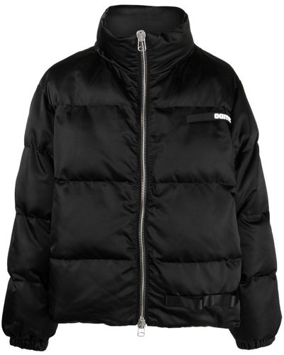 OAMC Trace Logo-embossed Padded Jacket - Black