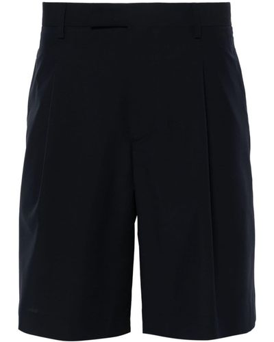 Lardini Pantalones cortos de vestir con pinzas - Azul