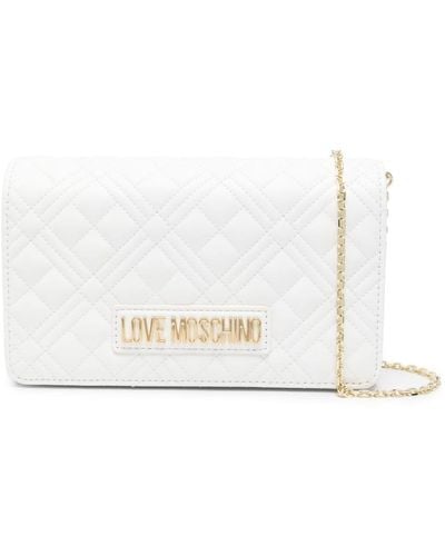 Love Moschino Shopper Met Logo - Wit