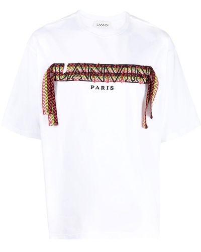 Lanvin T-shirt con ricamo - Bianco