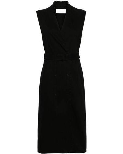 Christian Wijnants Demba Cotton Wrap Dress - Black