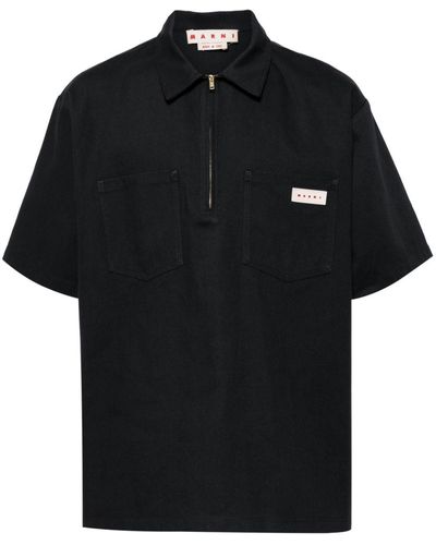 Marni Chest-pocket Shirt - Zwart
