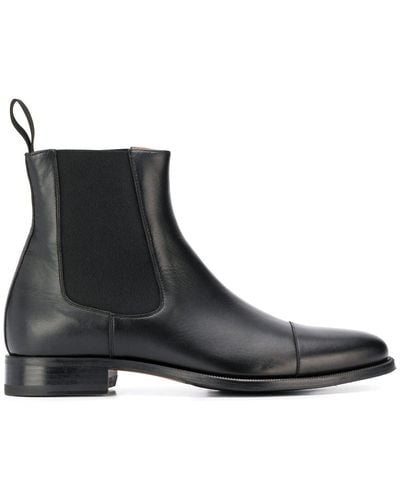 SCAROSSO Chelsea Boots Michelangelo Nero Calf Leather - Black