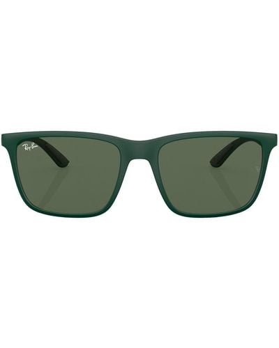 Ray-Ban Sonnenbrille mit eckigem Gestell - Grün