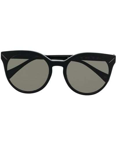 Yohji Yamamoto Ys 500 Cat-eye Sunglasses - Black