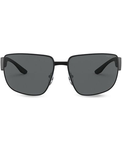 Prada Linea Rossa 'Linea Rossa Eyewear' Sonnenbrille mit Farbverlauf - Schwarz