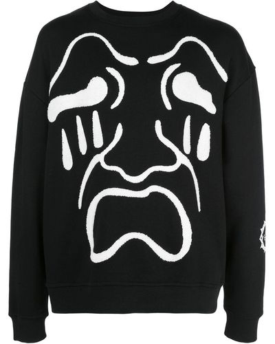 Haculla Scream Sweatshirt - Black