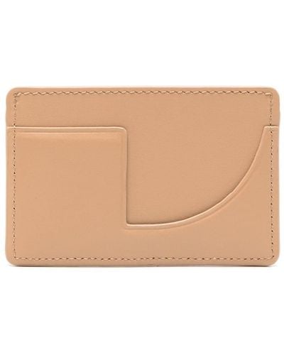 Patou Jp Leather Cardholder - Natural