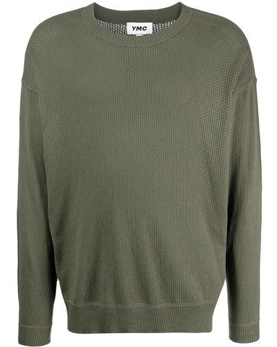 YMC Sweater Met Ronde Hals - Groen