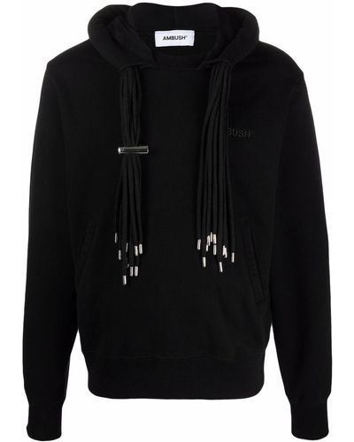 Ambush Hoodie Met Meerdere Koorden - Zwart