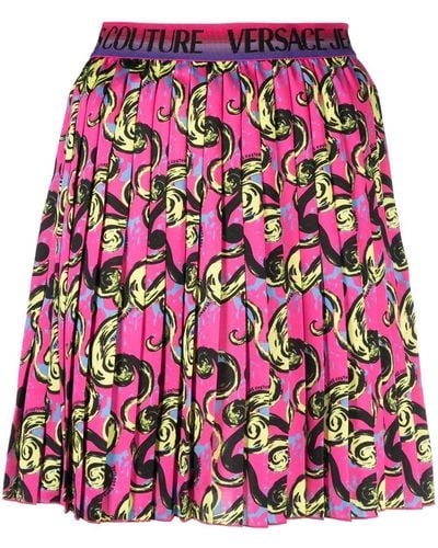 Versace Jeans Couture Couture Skirts Purple - Red