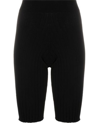 Fabiana Filippi High-waisted Knee-length Shorts - Black