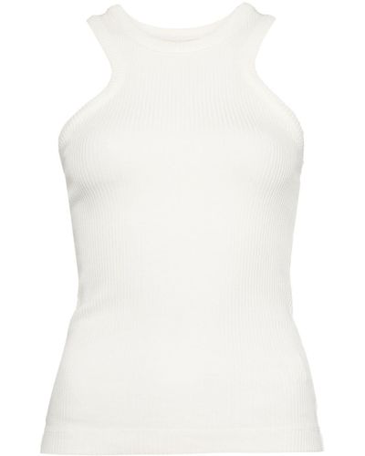 Citizens of Humanity Melrose Ribbed-knit Tank Top - White