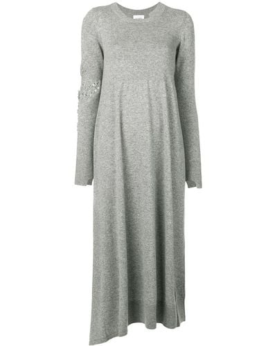 Barrie Bright Side Cashmere Dress - Gray