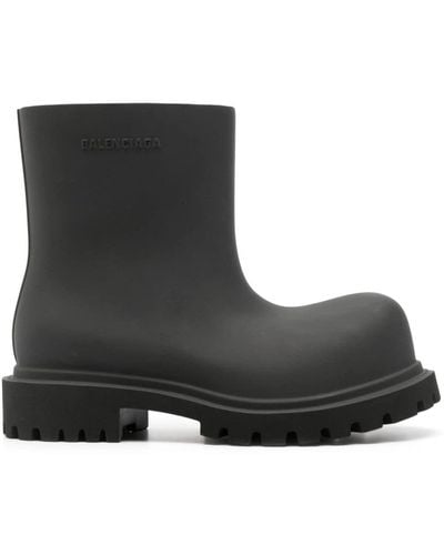 Balenciaga Steroid Ankle Boots - Black