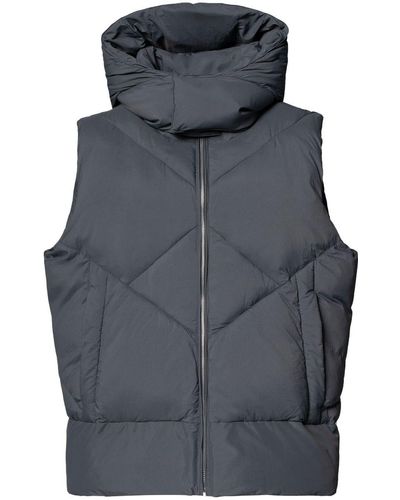 A BETTER MISTAKE Stay Puffy Quilted Gilet - Blue