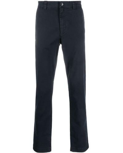 Woolrich Pantalon chino en coton à coupe droite - Bleu