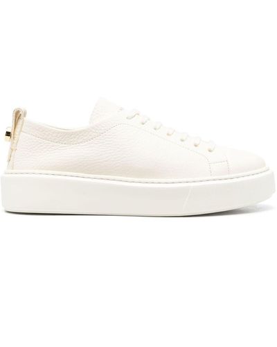 Henderson Platform-sole Low-top Trainers - Natural