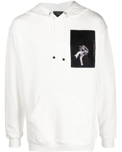 Limitato Graphic-print Long-sleeve Sweatshirt - White